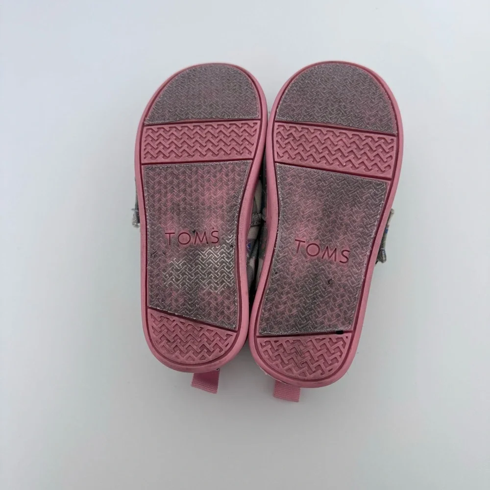 Toms Girls Alpargata Espadrilles Grey